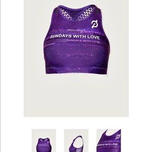 Peloton Sundays with Love bra brand new